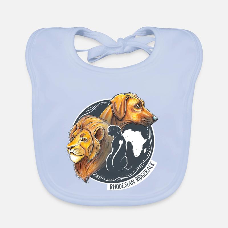 Rhodesian Ridgeback Bavoir bio Bébé