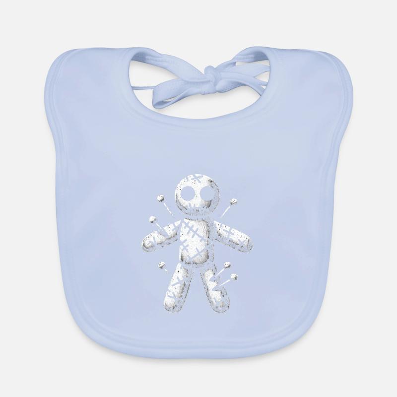 Voodoo Puppe Baby Bio-Lätzchen