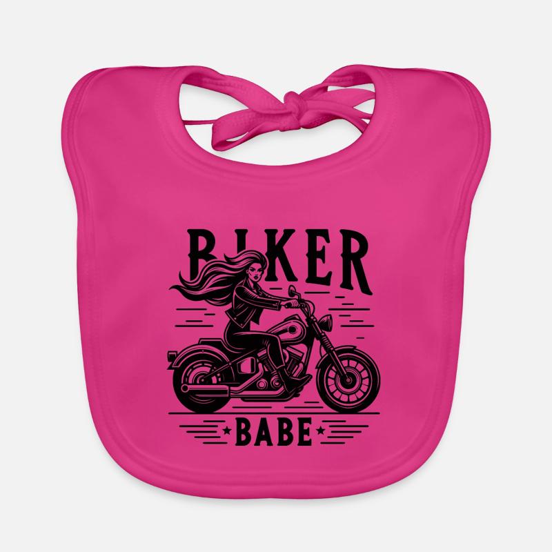 Biker Babe Bavoir bio Bébé