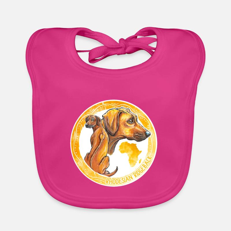 Rhodesian Ridgeback Bavoir bio Bébé