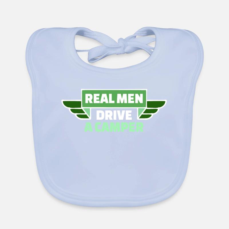 Camper Statement Camping Wanderer Wanderlust Baby Bio-Lätzchen