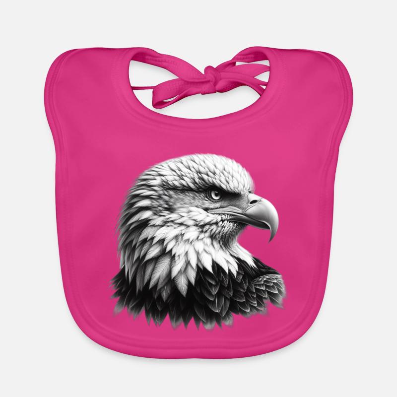 Bald Eagle Organic Baby Bibs