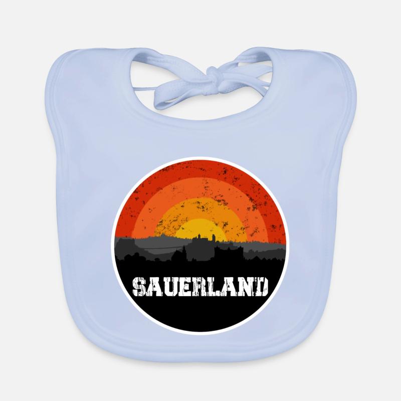 Sauerland Original Skyline Bavoir bio Bébé