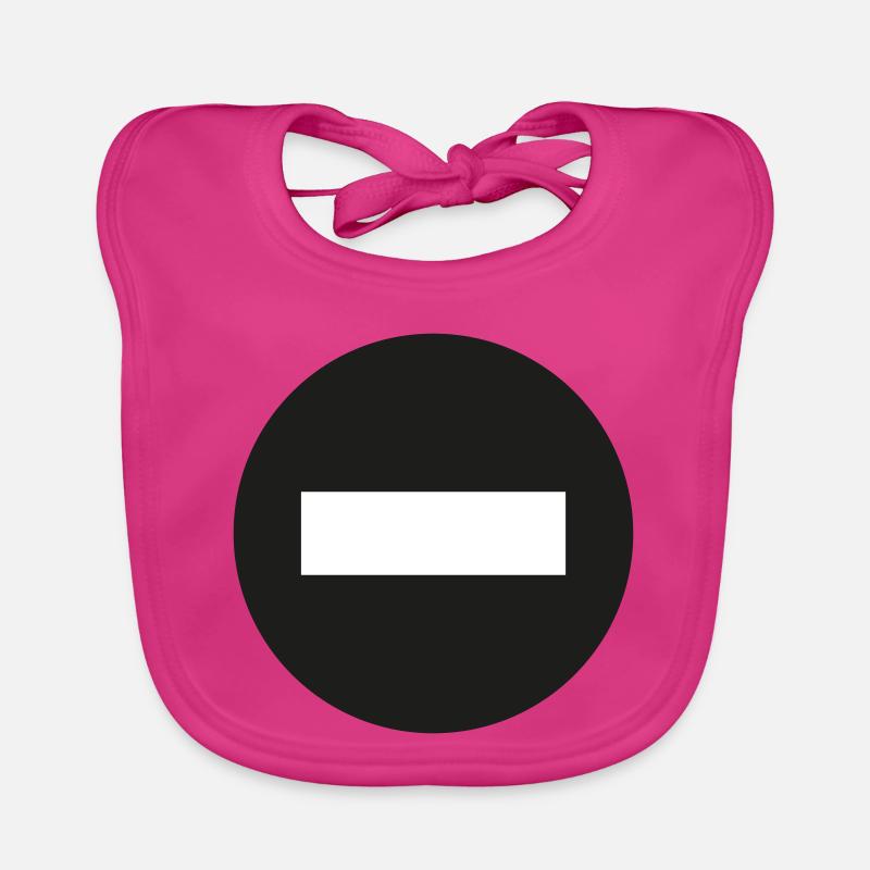 Minus Symbol Baby Bio-Lätzchen