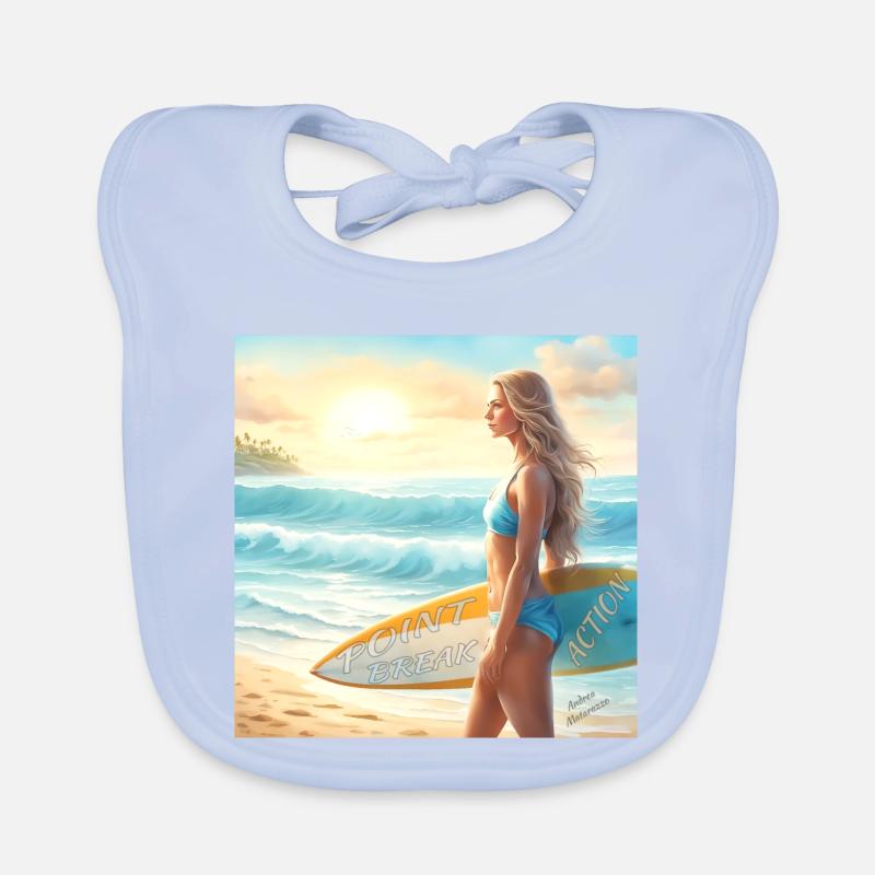 Mädchen Action Surf Point Break 2 Baby Bio-Lätzchen