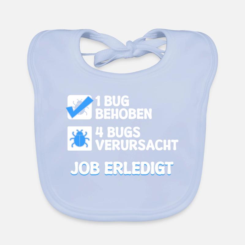 Développeur Coden skripting bugs debug correction de bugs Bavoir bio Bébé