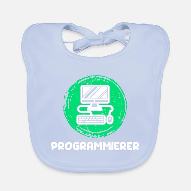 Computerfreak Skripting Developer Programmierer Baby Bio-Lätzchen