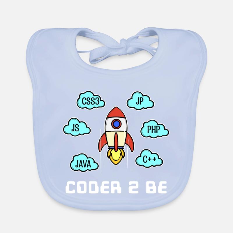 Déclaration du développeur Css Php Java C++ Programmeur Bavoir bio Bébé