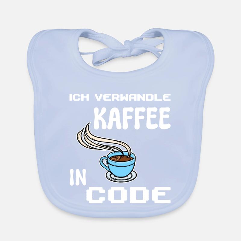 Developer Computerfreak Statement Coden Skripting Baby Bio-Lätzchen