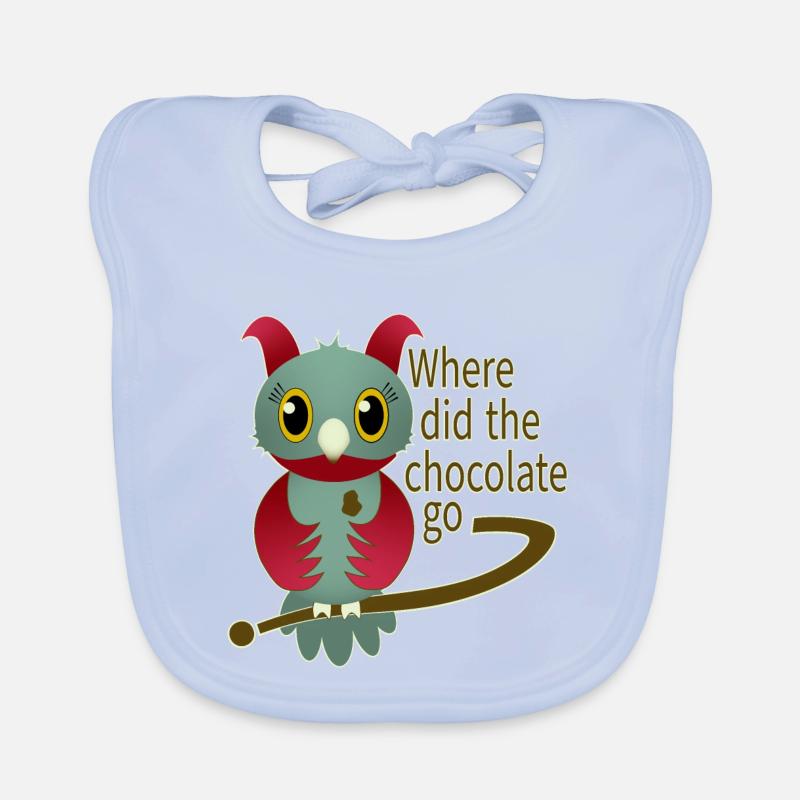 Vert chocolat Bavoir bio Bébé