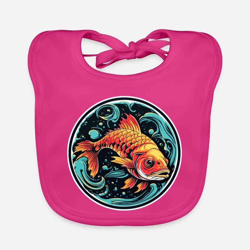 Illustration de poisson Bavoir bio Bébé