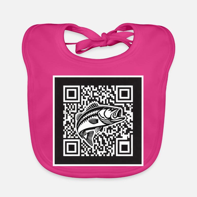 Design de code QR Perch Bavoir bio Bébé