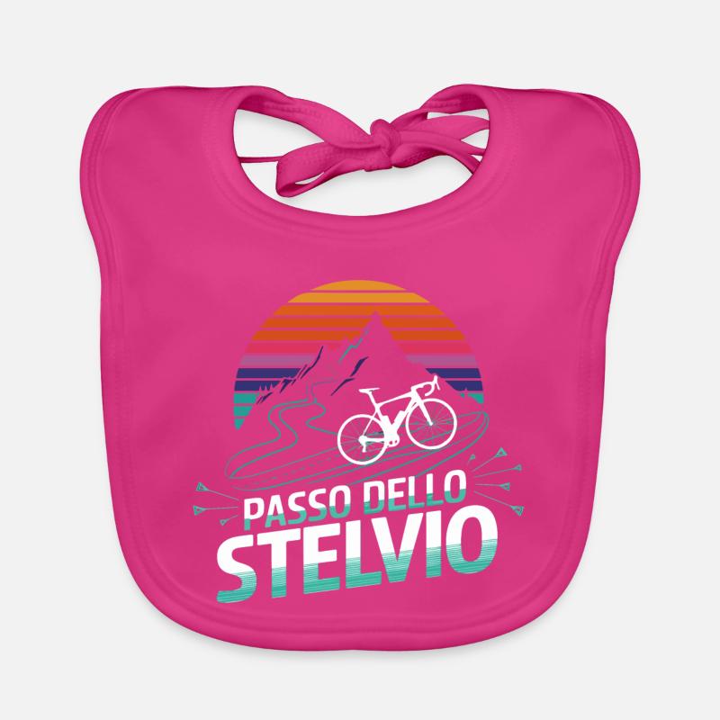 Stelvio Pass, Italy Organic Baby Bibs