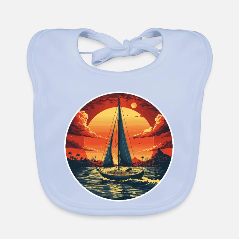 Portrait Navigation Bavoir bio Bébé