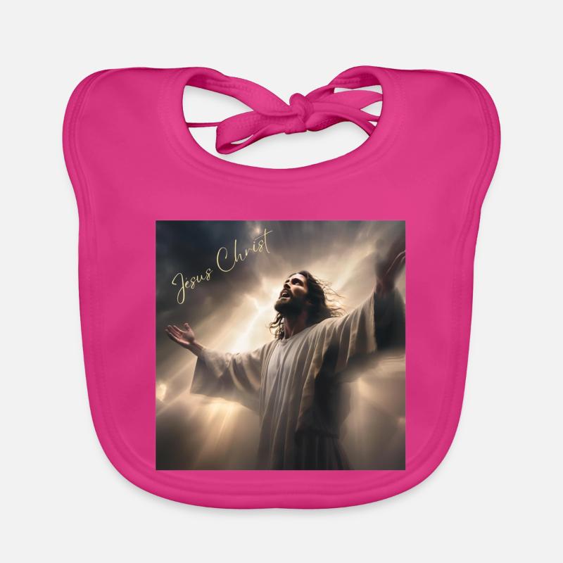Jesus Christus, katholisch, religiös Baby Bio-Lätzchen