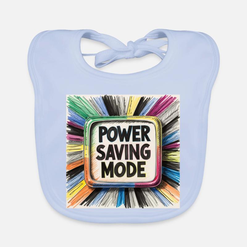 Power Saving Mode Baby Bio-Lätzchen