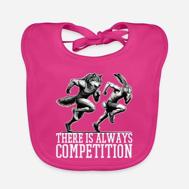 Competition Hare and Wolf Competition Gift Organic Baby Bibs