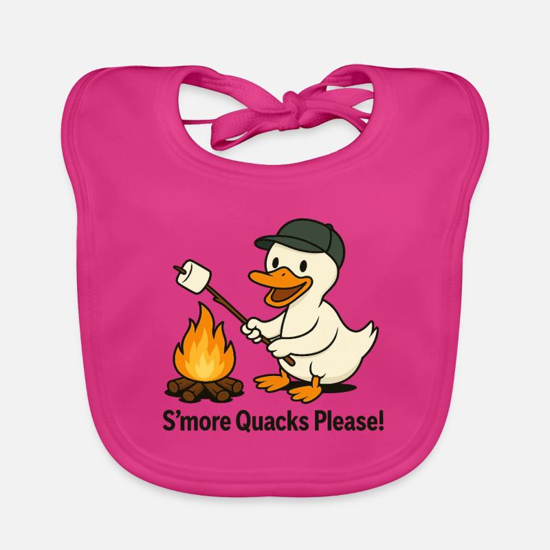 S’more charlatans s’il vous plaît ! – Canard de camping Bavoir bio Bébé
