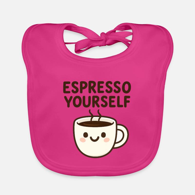 Conception mignonne de tasse à café Kawaii Bavoir bio Bébé