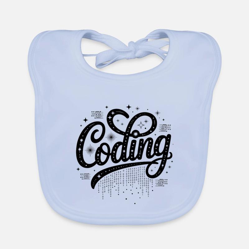Codage - Conception technologique cool Bavoir bio Bébé