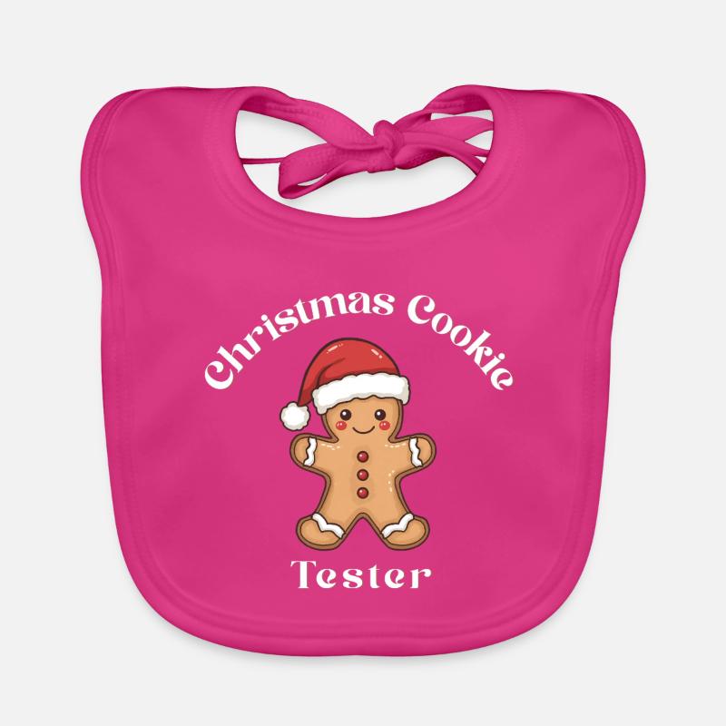 Christmas Cookie Tester – Lebkuchenmann Baby Bio-Lätzchen