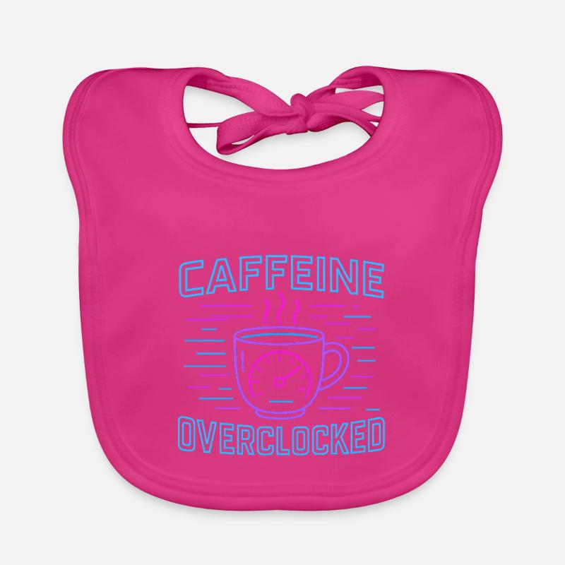 Caféine overclockée Bavoir bio Bébé