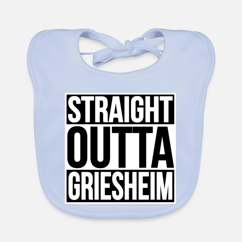 STRAIGHT OUTTA GRIESHEIM Organic Baby Bibs