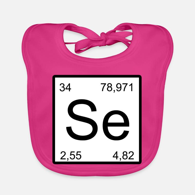 Conception d’éléments en sélénium se – Esthétique chimique Bavoir bio Bébé