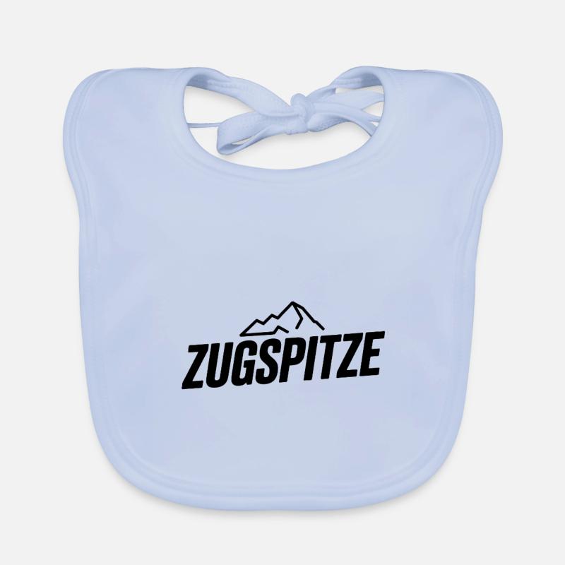 Zugspitze - Conception de souvenirs Bavoir bio Bébé