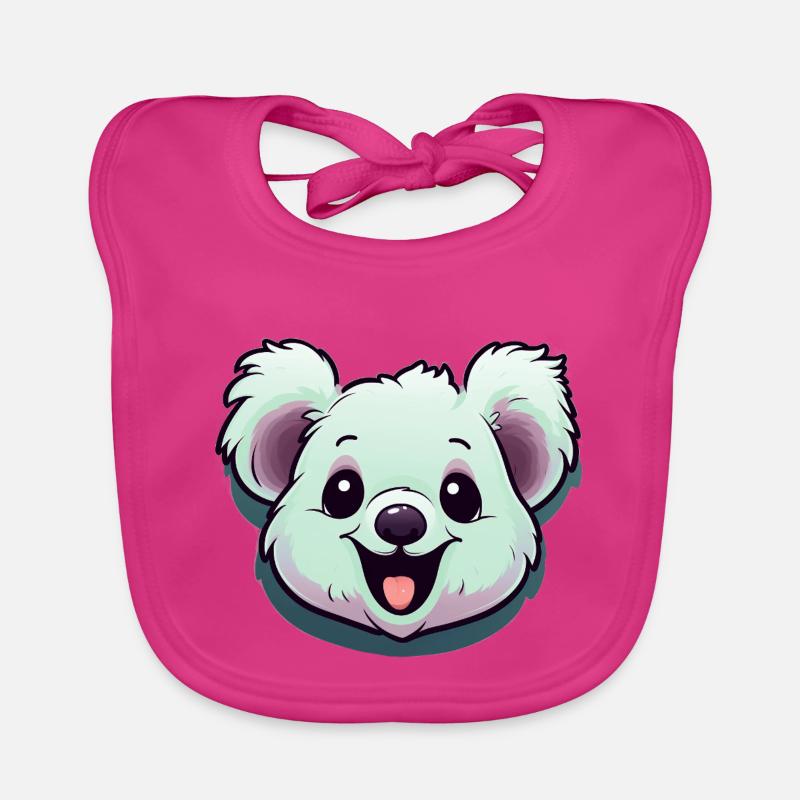 Lachender Koala Baby Bio-Lätzchen