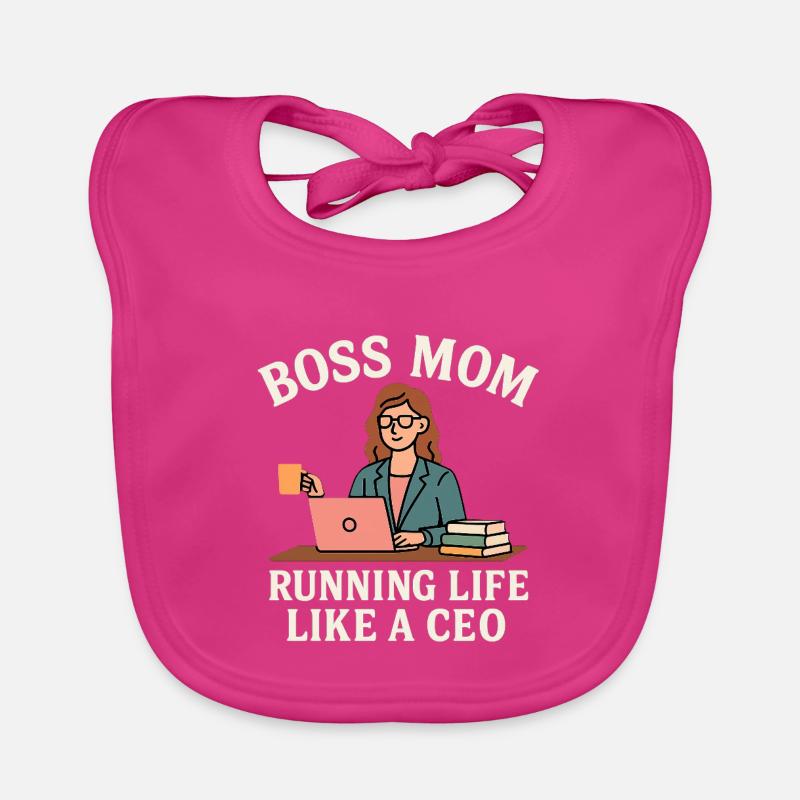 Chef Mom – Diriger la vie comme un PDG Bavoir bio Bébé