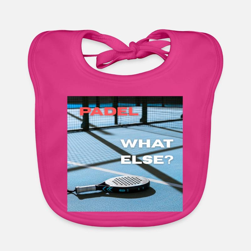 Padel - What Else? Baby Bio-Lätzchen