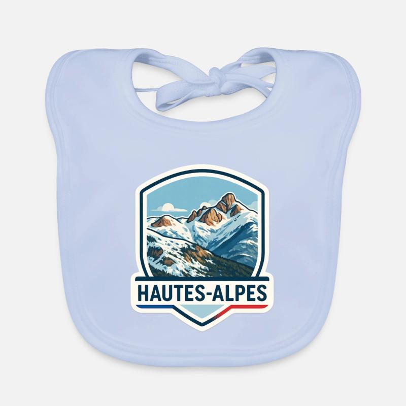 Blue Alps Shield Organic Baby Bibs