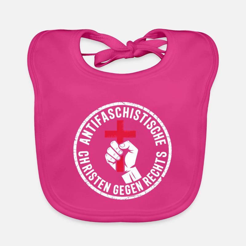 Anti-fascist Catholics against the right Organic Baby Bibs