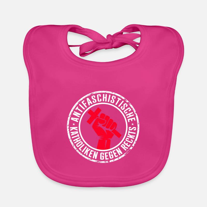 Anti-fascist Catholics against the right Organic Baby Bibs