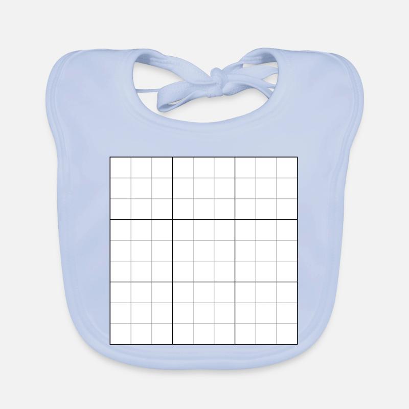 Grille vierge du Sudoku Bavoir bio Bébé