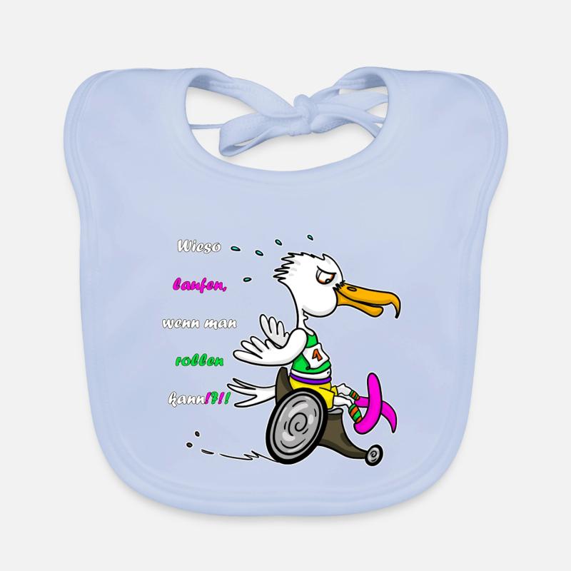 Marathon Seagull – Édition fauteuil roulant de course Bavoir bio Bébé