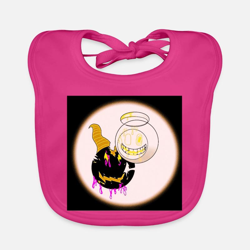 Conception d’Anges et Diables Bavoir bio Bébé