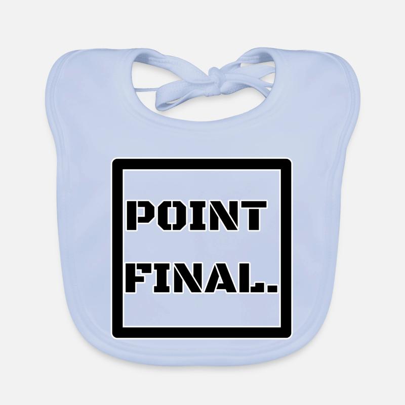 POINT FINAL Bavoir bio Bébé