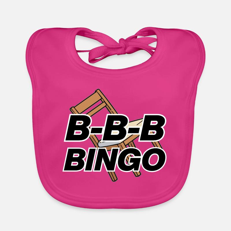 B-B-B-BINGO TREND, VIRAL FUN, MEME SCHOOL CHAIR 🪑 Organic Baby Bibs