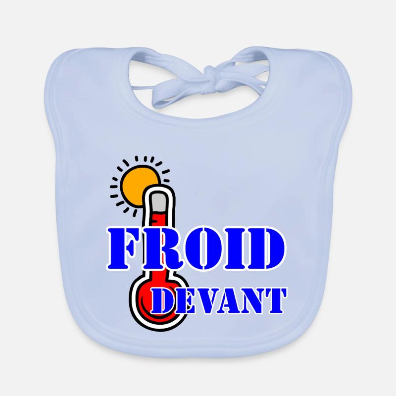 FROID DEVANT. Bavoir bio Bébé