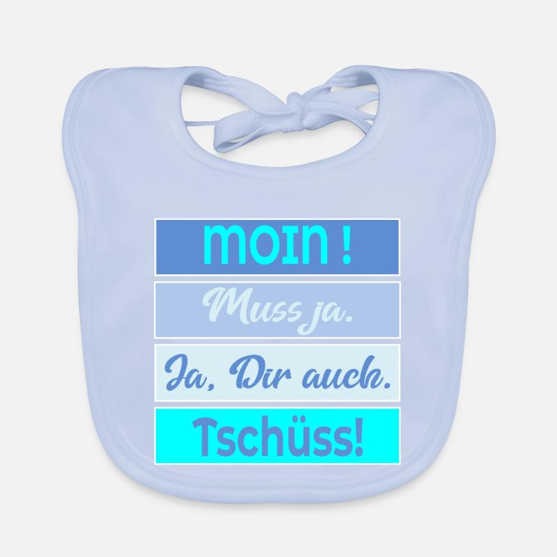 Chat Moin Bye Bavoir bio Bébé