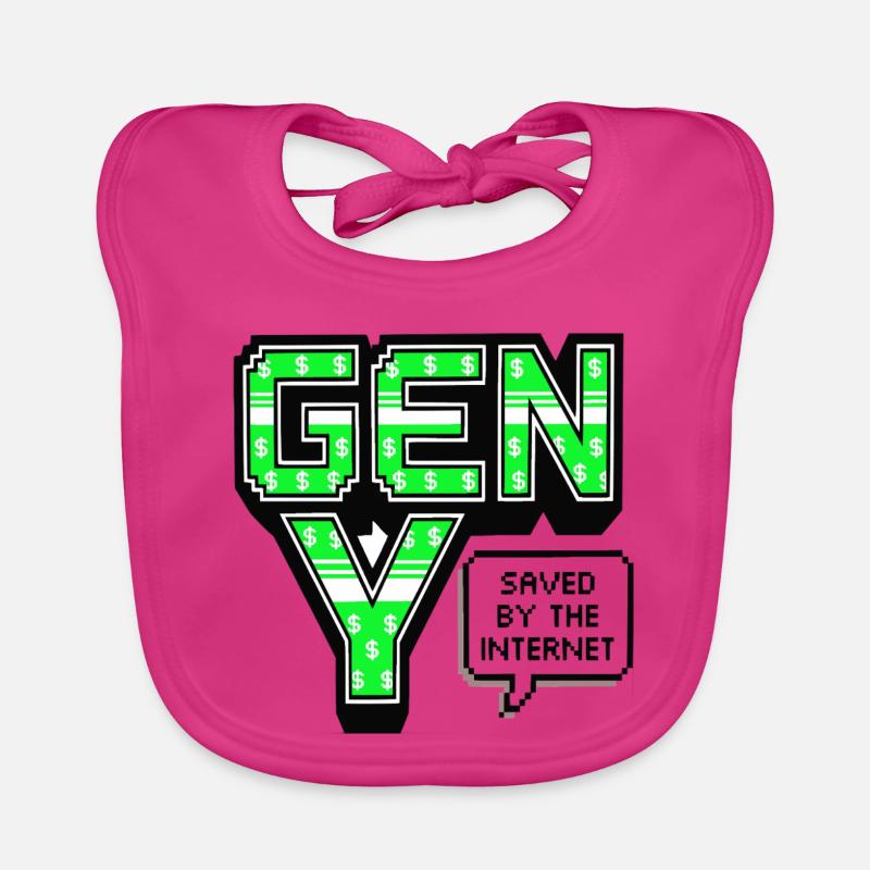 Generation Y, gen Y, Millennials Shirt, Pullover Hoodie Organic Baby Bibs