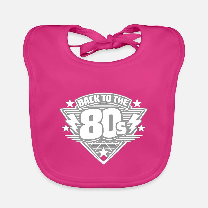 Back to the 80s Retro Baby Bio-Lätzchen