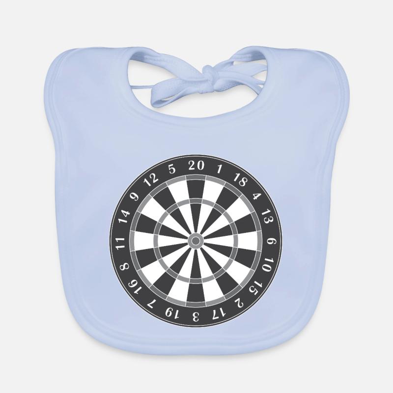 dartboard Organic Baby Bibs