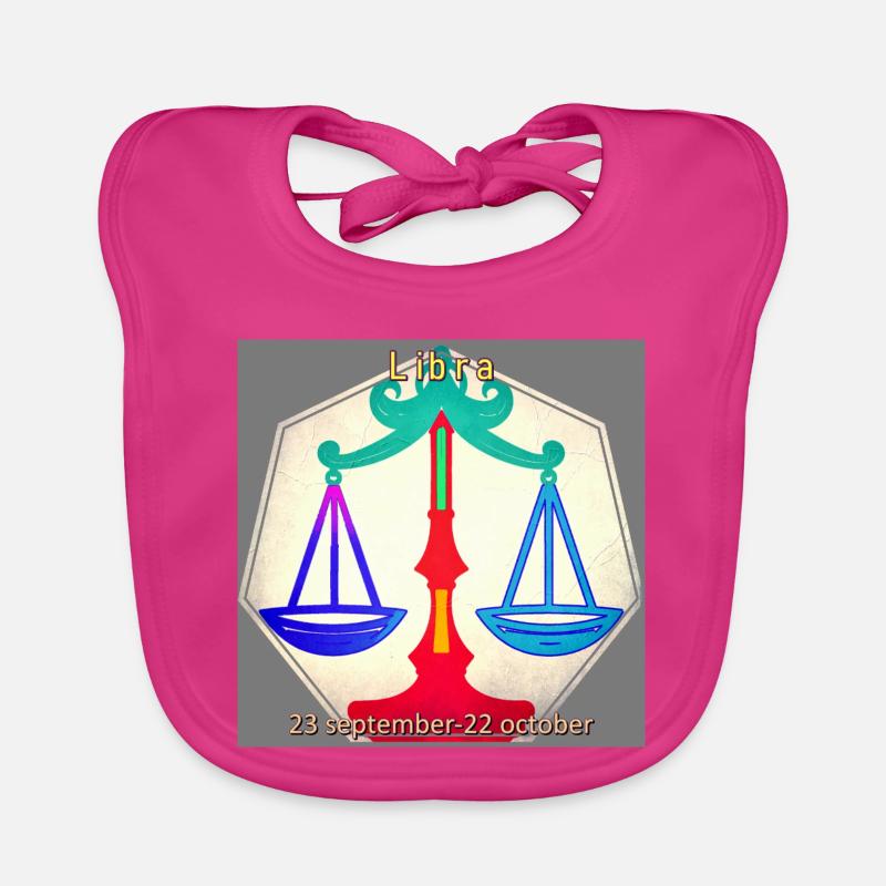 Gewicht - Baby Bio-Lätzchen - Fuchsia