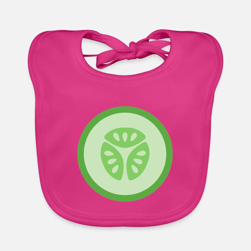 Cucumber Slice Organic Baby Bibs