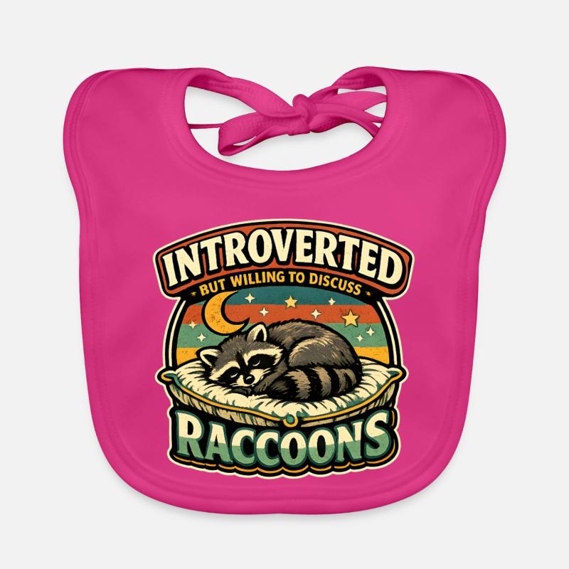 Raton laveur introverti discutable Bavoir bio Bébé