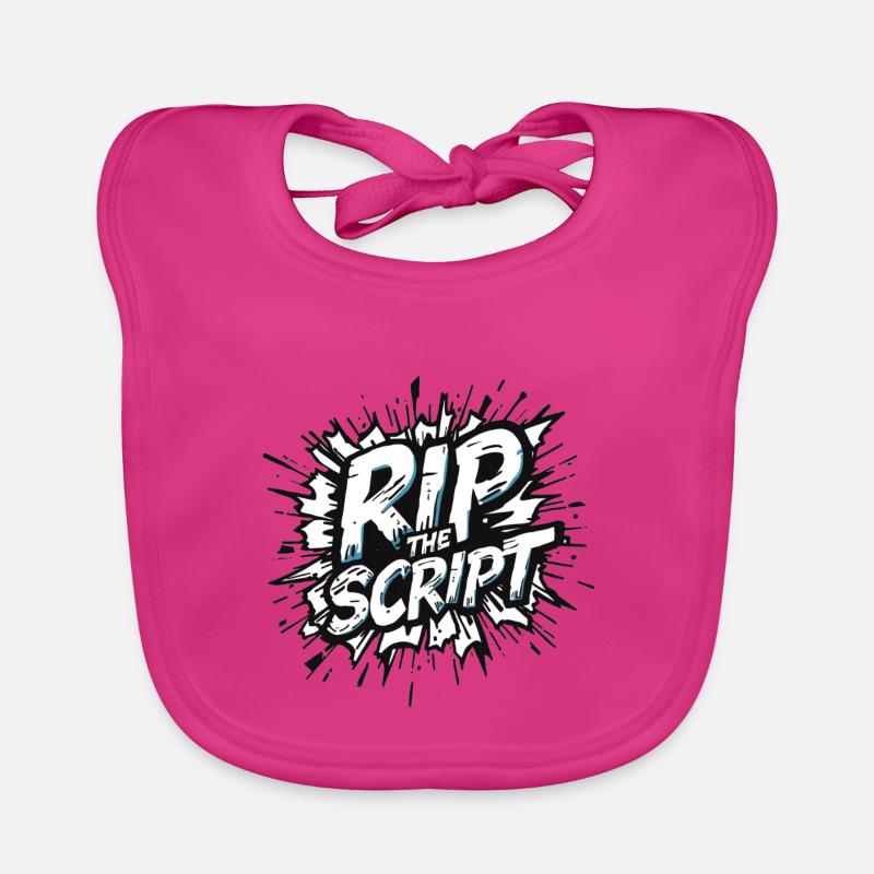 Rip the Script Burst Organic Baby Bibs
