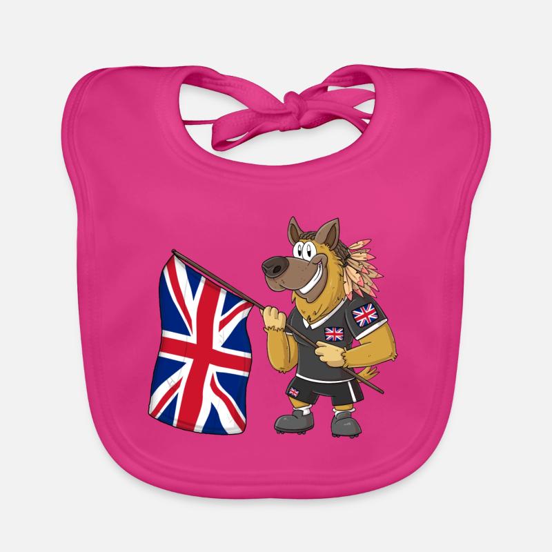 Angleterre Rasta Dog Bavoir bio Bébé